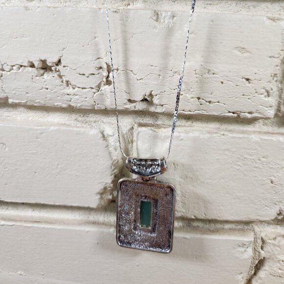 Vintage Native American Turquoise Necklace 925 Sterling Silver - Picture 3 of 4